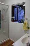 The quaint double window …
opens high over the indoor garden and the waterfall The quaint double window …
opens high over the indoor garden and the waterfall