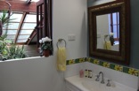 A charming bathroom on the second floor serves bedroom no 2 as well as the home office A charming bathroom on the second floor serves bedroom no 2 as well as the home office